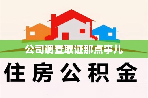 旌德公司调查取证那点事儿