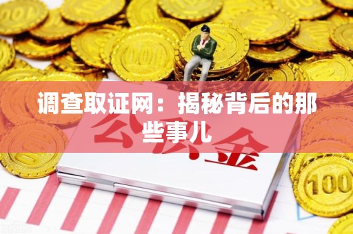 旌德调查取证网：揭秘背后的那些事儿