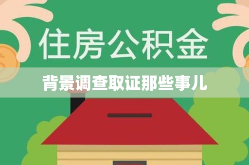 旌德背景调查取证那些事儿