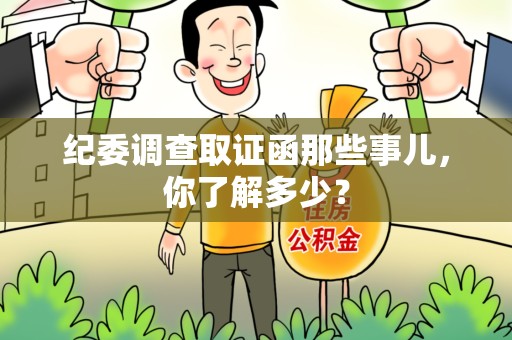 旌德纪委调查取证函那些事儿，你了解多少？