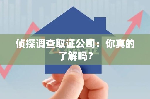 旌德侦探调查取证公司：你真的了解吗？